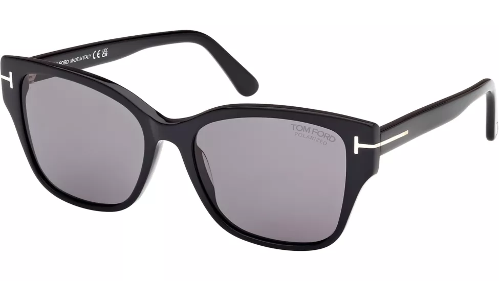 Tom Ford ELSA (FT1108-01D) 55 | Polarize Kadın Siyah Güneş Gözlüğü